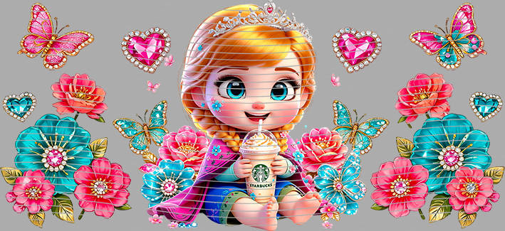 16oz Disney style-D-3000